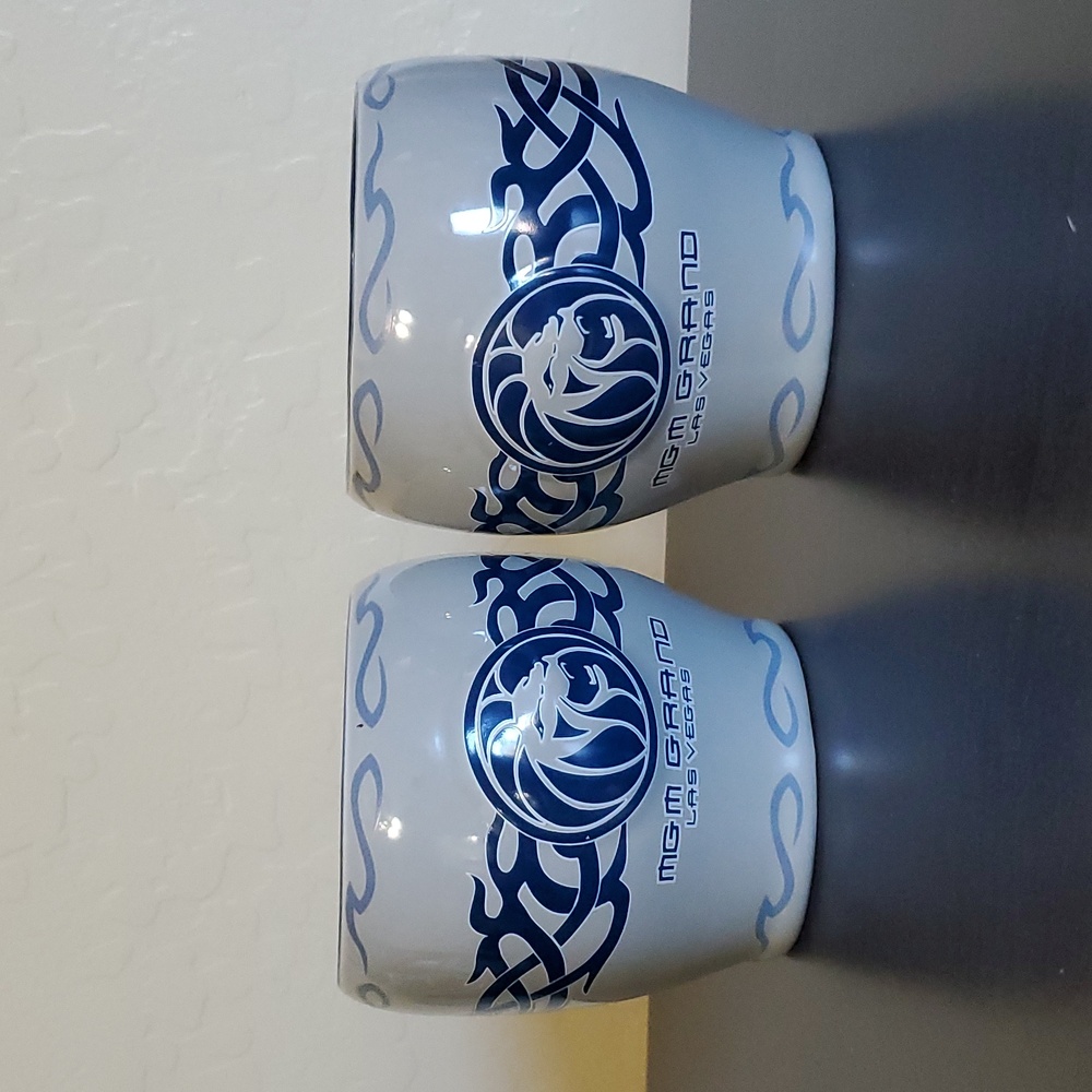 Rare MGM Grand Hotel Casino Las Vegas Strip Lion Logo Coffee Cup Mug Vtg